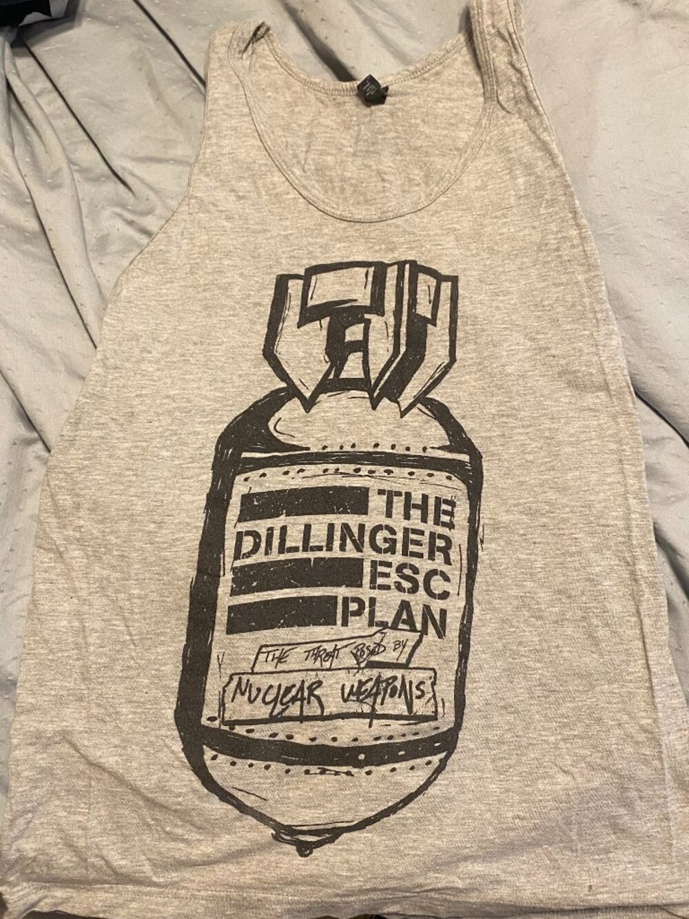 Vintage and rare Dillinger Escape Plan Tank Top